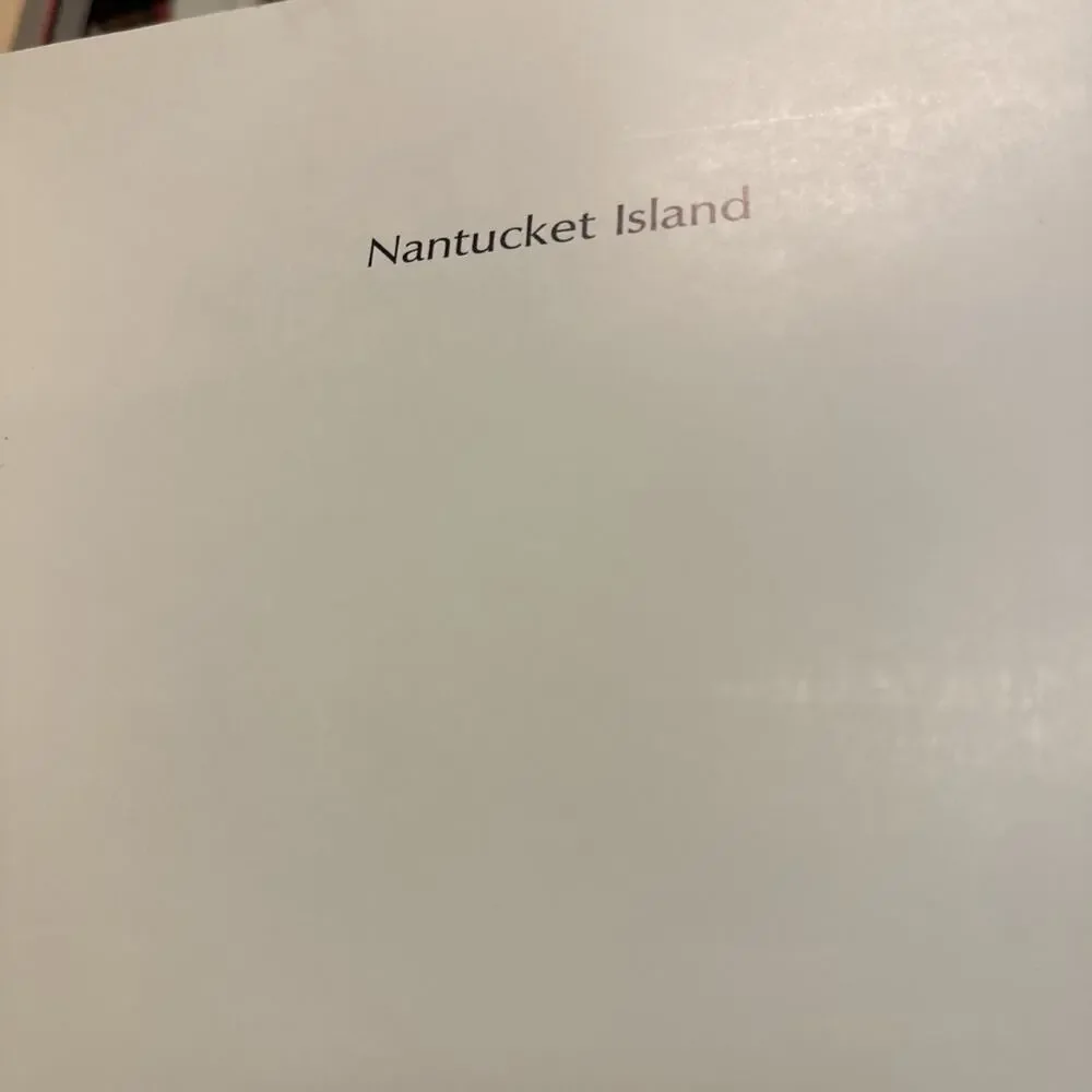Robert Gambee NANTUCKET ISLAND 1981 Rare Softcover‎ R8